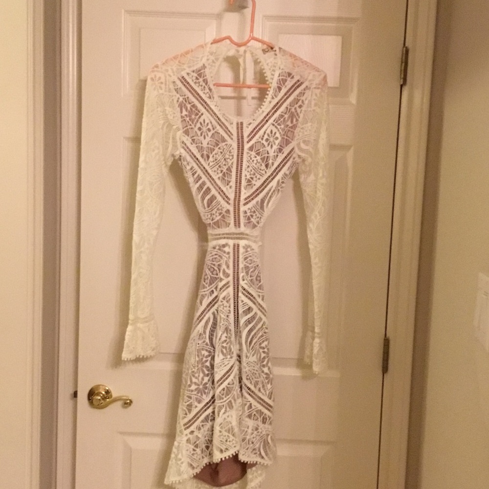 For Love & Lemons Dress, cream color, size M